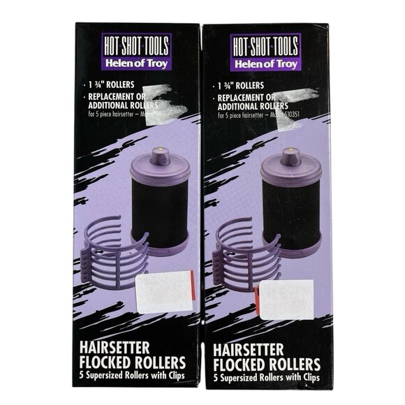 Helen‎ of Troy Hot Replacement Rollers 5 Supersized Large 1 3/4" 510351 Lot Of 2 - Picture 1 of 4